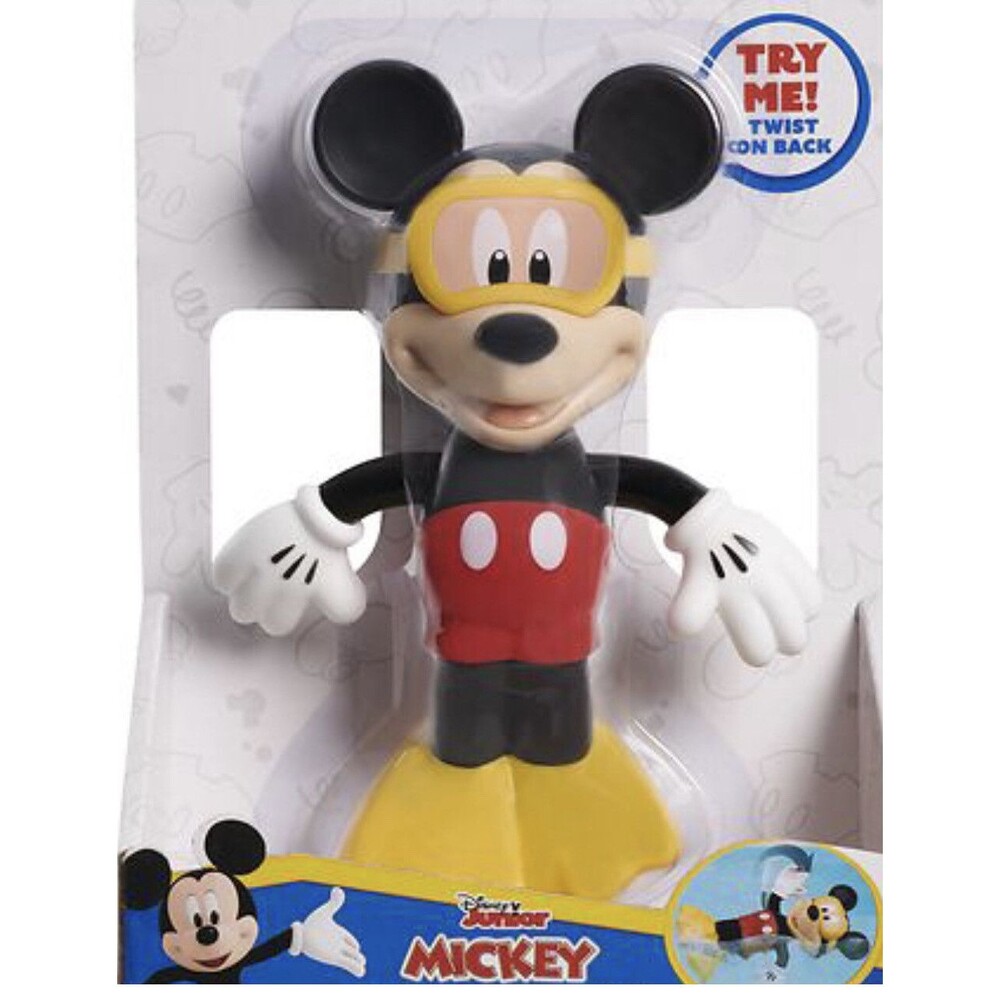 Just Play Disney Junior Mickey Mouse Wind Up Swimmer Pool & Bath Toy NEW